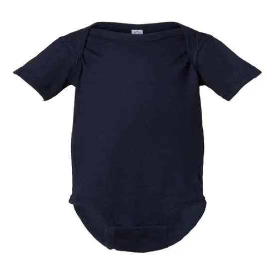 Rabbit Skins&reg; Infant Fine Jersey Bodysuit - 4424 Navy {2}