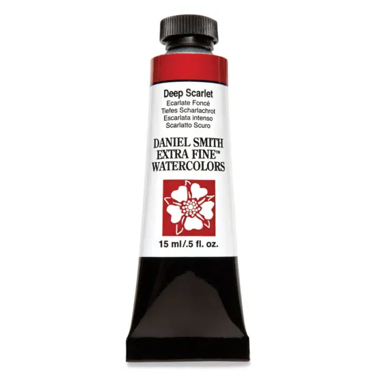 Daniel Smith Extra Fine Watercolor - Deep Scarlet, 15 ml Tube {1}