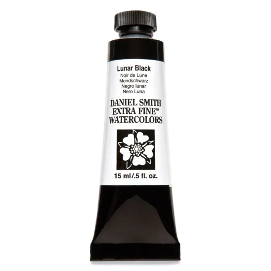Daniel Smith Extra Fine Watercolor - Lunar Black, 15 ml Tube {1}