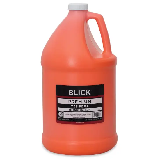 Blick Premium Grade Tempera - Orange, Gallon {2}