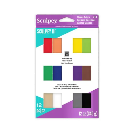 Sculpey III Polymer Clay Multipack 1oz 12/Pkg {1}
