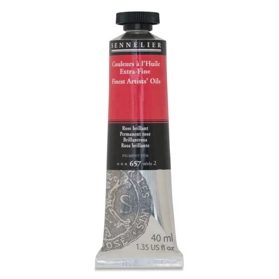 Sennelier Artists' Extra Fine Oil Paint - Permanent Rose, 40 ml tube {1}