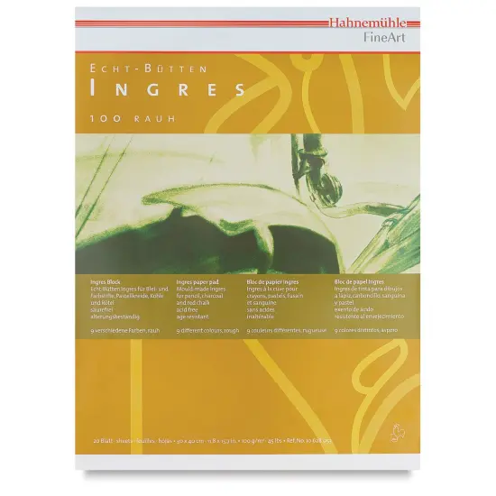 Hahnemuhle Ingres Pad - 11.8" x 15.7", Assorted, 20 Sheets {1}