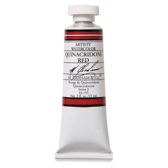M. Graham Artists' Watercolor - Quinacridone Red, 15 ml Tube {1}