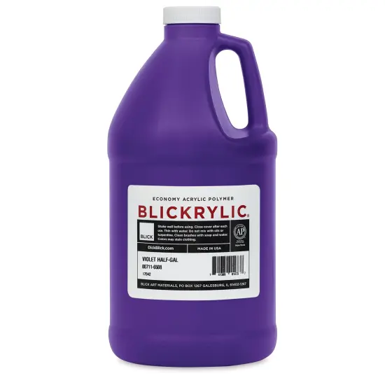 Blickrylic Student Acrylics - Violet, Half Gallon {2}