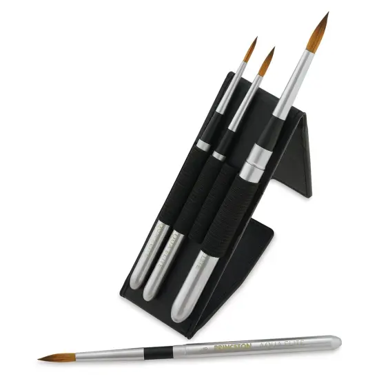 Princeton Aqua Elite Series 4850 Synthetic Brush - Travel Round, Set of 4 {1}