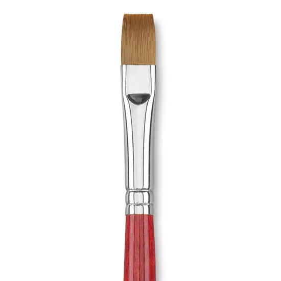 Princeton Synthetic Sable Brush - Bright, Long Handle, Size 12 {1}