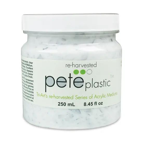 Tri-Art Re-Harvested Acrylic Medium - PETE Plastic, 250 ml {1}