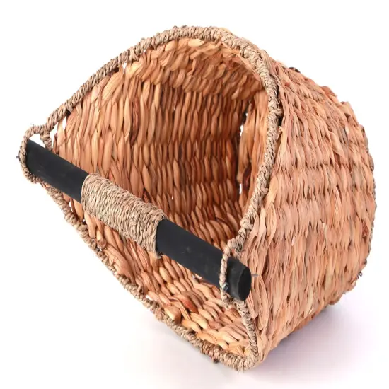 Rustic Toilet Paper Holder - Magazine Basket {5}