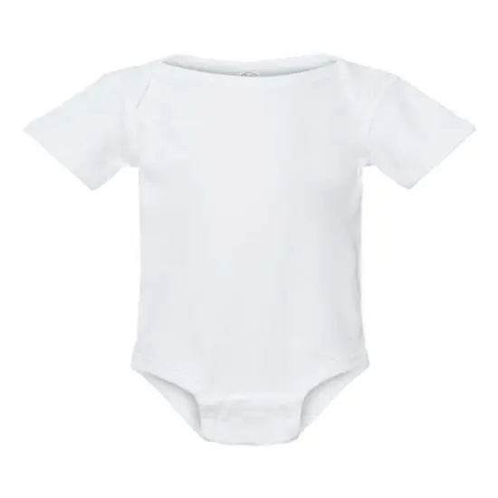 Rabbit Skins&reg; Infant Baby Rib Bodysuit White {1}