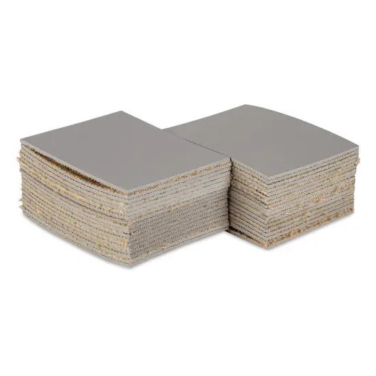 Blick Battleship Gray Linoleum - Pkg of 36, 4" x 5", Unmounted {1}