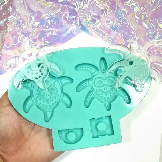 Vejigantes Silicone Mold Straw Topper | Keychain | Magnet (D11) {2}