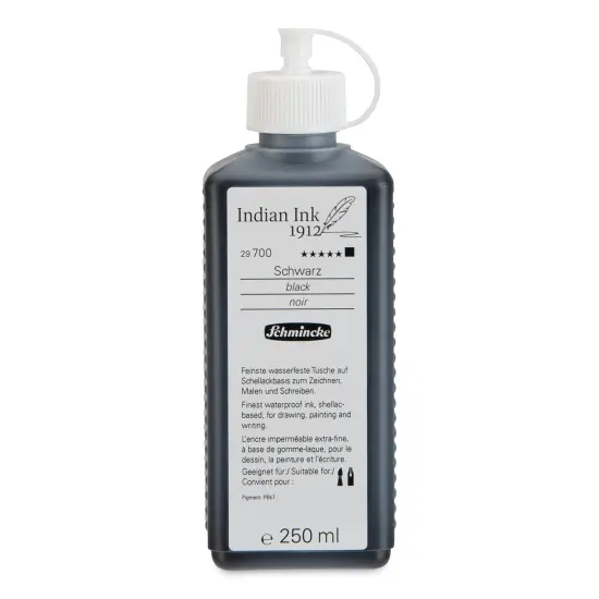 Schmincke Indian Ink 1912 - Black, 250 ml {1}