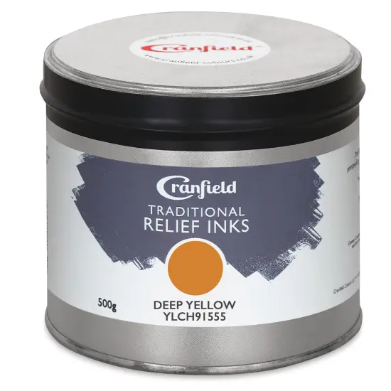 Cranfield Traditional Relief Ink - Deep Yellow, 500 g {1}