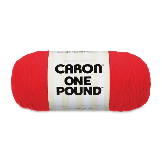 Caron One Pound Acrylic Yarn - 1 lb, 4-Ply, Scarlet {2}