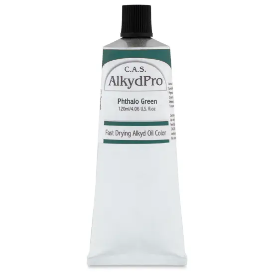 CAS AlkydPro Fast-Drying Alkyd Oil Color - Phthalo Green, 120 ml tube {1}