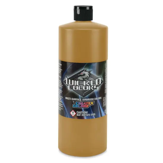 Createx Wicked Colors Airbrush Color - 32 oz, Detail Yellow Ochre {1}