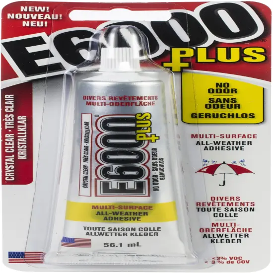 E6000+Plus Multipurpose Adhesive 56.1ml Clear-Can only be sold in the EU {1}