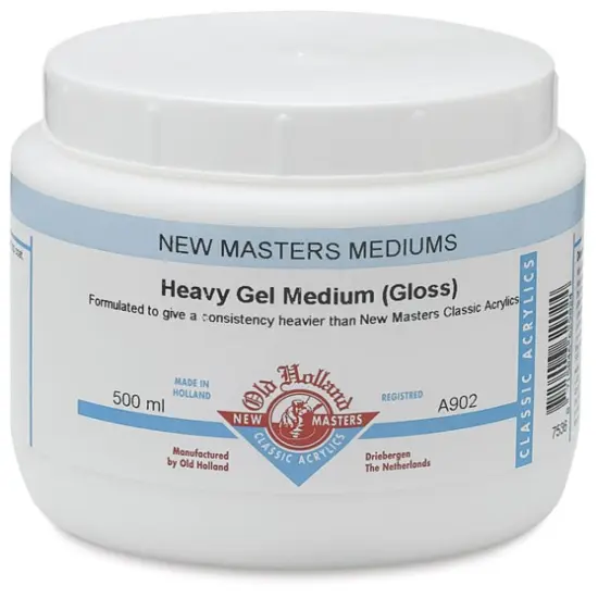 Old Holland New Masters Heavy Gel Medium - Gloss, 500 ml jar {1}