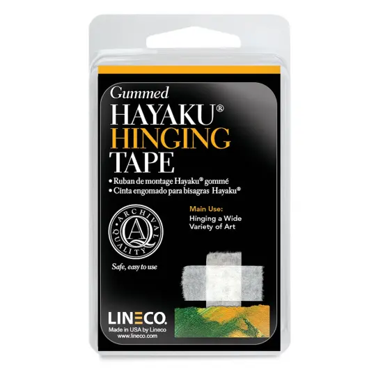 Lineco Gummed Japanese Hinging Tape - 1" x 12 ft, Roll {1}