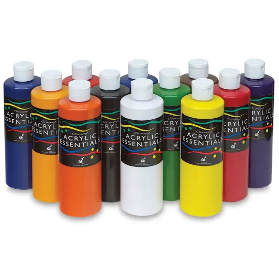 Chromacryl Acrylic Essentials - Set of 12 colors, Pints {1}