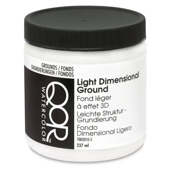 QoR Watercolor Medium - Light Dimensional Ground, 237 ml {2}