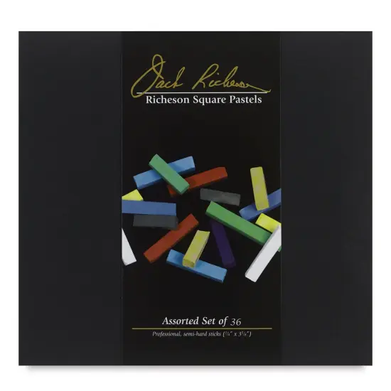 Richeson Semi-Hard Square Pastel - Set of 36 {1}