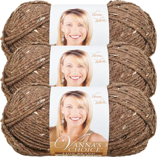 (3 Pack) Lion Brand Vanna's Choice Yarn - Barley {1}