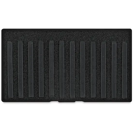 Cont&eacute; &agrave; Paris Sketching Pastel Carr&eacute;s - Black, B, Pkg of 12 {1}