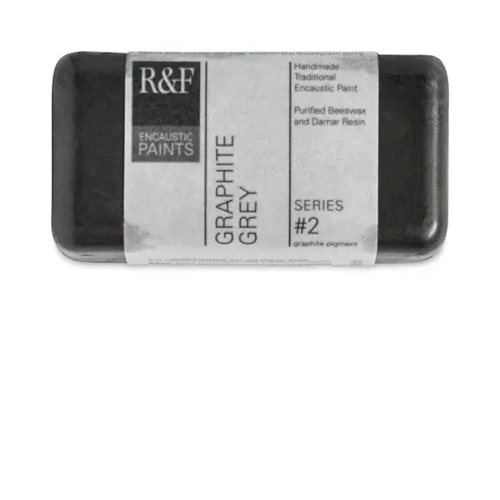 R&F Encaustic Paint Block - Graphite Gray, 40 ml block {2}