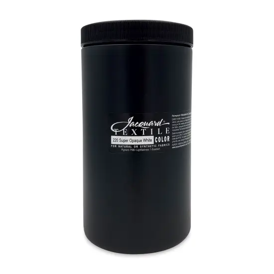 Jacquard Textile Color - Opaque White, 32 oz jar {1}