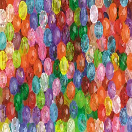 The Beadery Faceted Beads 6mm 1,080/Pkg-Multicolor {2}