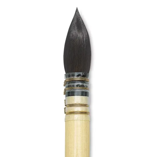 Da Vinci Petit Gris Pur Blue Squirrel Brush - Quill, Short Handle, Size 6 {2}
