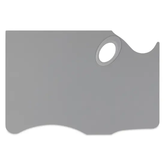 New Wave Easy View Grey Acrylic Palette - Handheld, 11" x 16" {1}