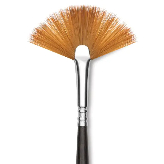 Escoda Prado Tame Synthetic Brush - Fan, Long Handle, Size 2 {1}
