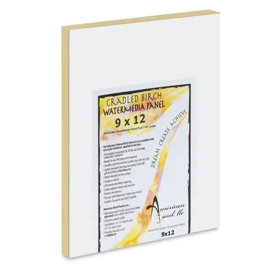 American Easel WaterMedia Panel - 9" x 12", Traditional Profile 7/8" {1}