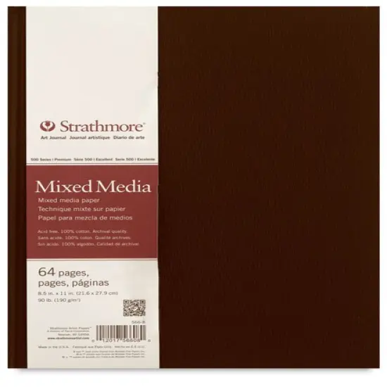 Strathmore 500 Series Mixed Media Art Journal - 11" x 8-1/2", 64 pages, Hardbound {1}