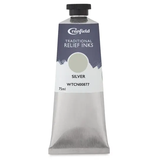 Cranfield Traditional Relief Ink - Silver, 75 ml {1}
