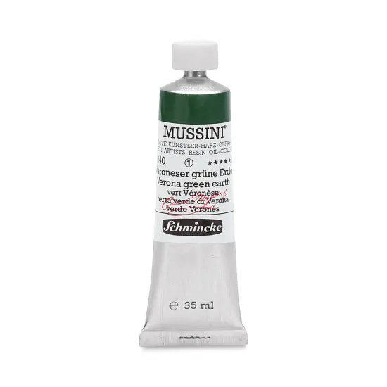 Schmincke Mussini Oil Color - Verona Green Earth, 35 ml tube {1}
