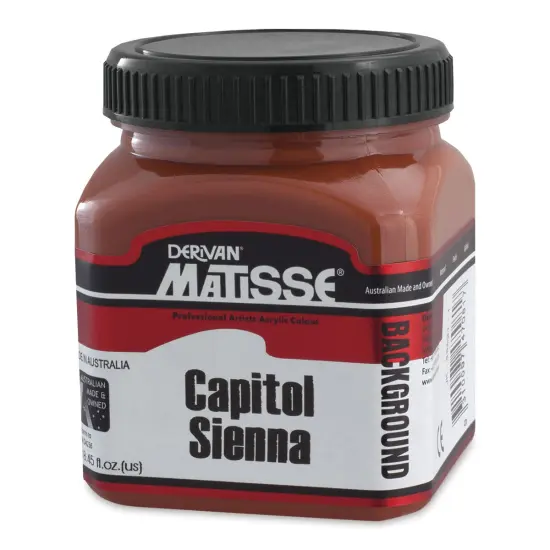 Matisse Background Colors Acrylic Paint - Capitol Sienna, 250 ml {1}