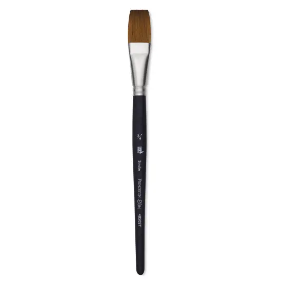 Princeton Aqua Elite Series 4850 Synthetic Brush - Stroke, Size 3/4", Short Handle {1}