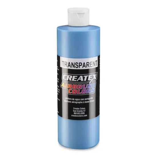 Createx Airbrush Color - 16 oz, Transparent Maui Blue {1}