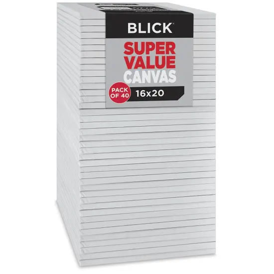 Blick Super Value Canvas Bulk Pack - 16" x 20", Pkg of 40 {1}
