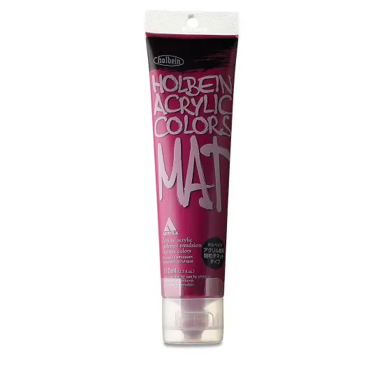 Holbein Mat Acrylic - Rose Violet, 110 ml tube {2}