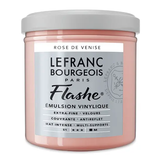 Lefranc & Bourgeois Flashe Vinyl Paint - Venetian Pink, 125 ml jar {2}