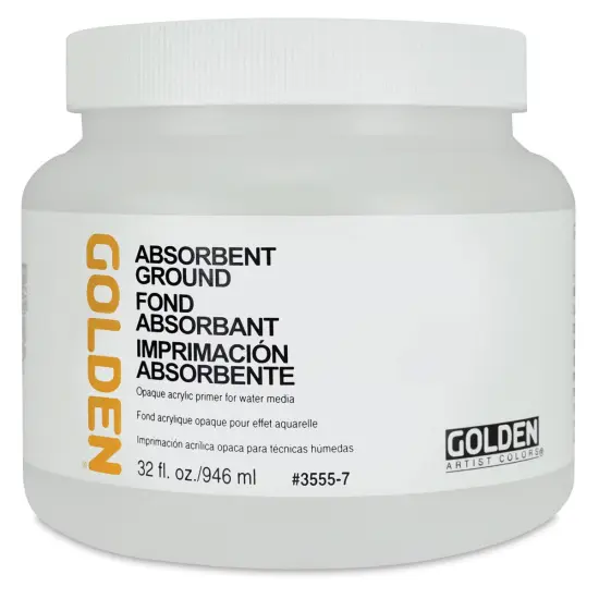 Golden Absorbent Ground - White, Quart {1}