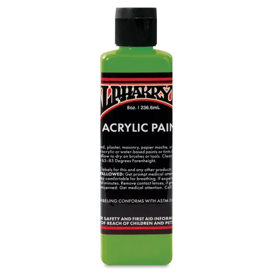 Alpha6 Alphakrylic Acrylic Paint - Slime Green, 8 oz {1}