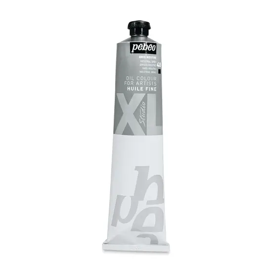 Pebeo XL Studio Oil Color - Neutral Gray, 200 ml tube {1}