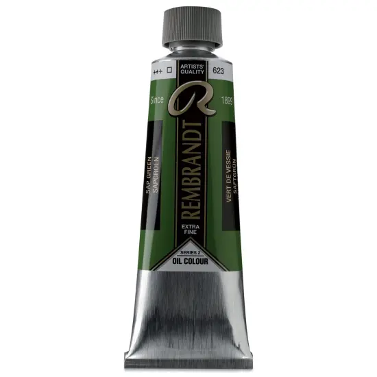 Rembrandt Artists' Oil Color - Sap Green, 150 ml tube {1}