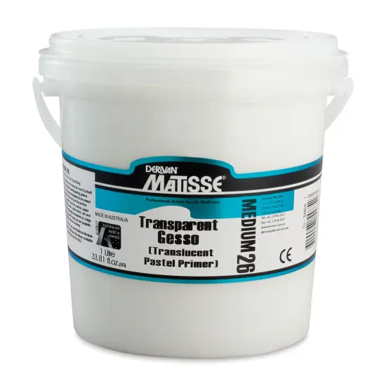 Matisse Transparent Gesso - 1 liter, Tub {1}